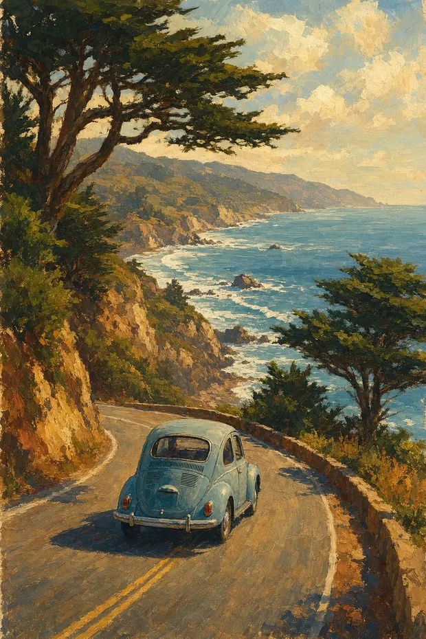painted Big Sur