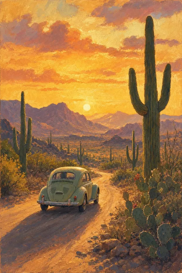 painted the Sonoran desert